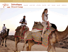 Tablet Screenshot of jaisalmerdesertcamp.com